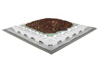 System Build-up "Irrigated Extensive Green Roof" System Build-up "Irrigated Extensive Green Roof"